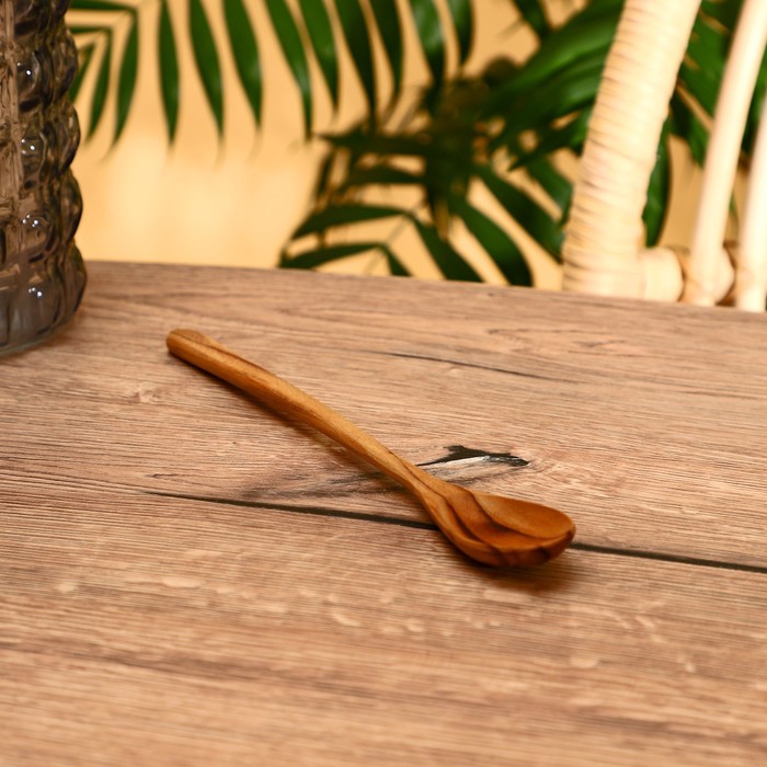 фото Ложка 23 см, тиковое дерево