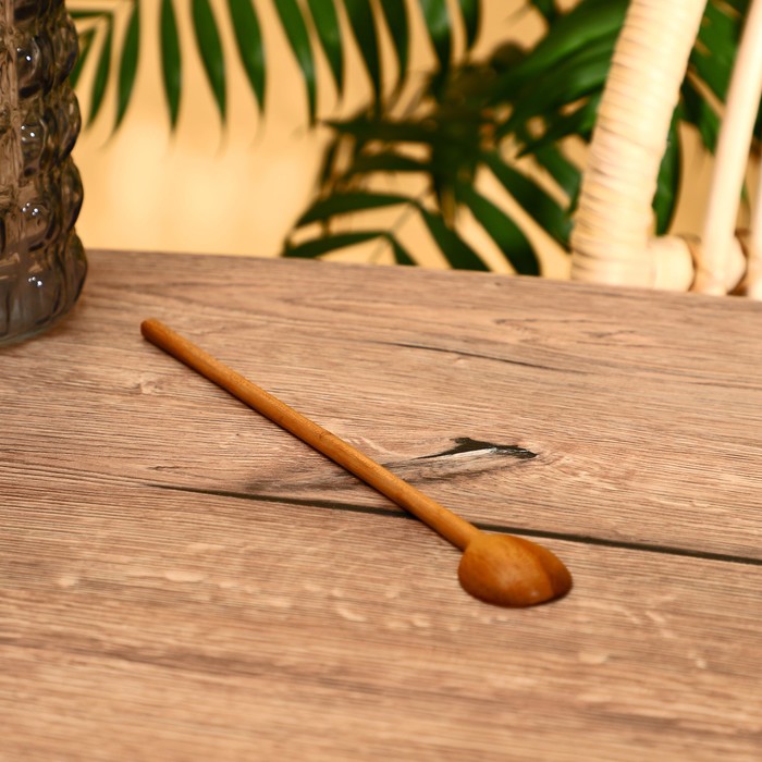 фото Ложка 24 см, тиковое дерево