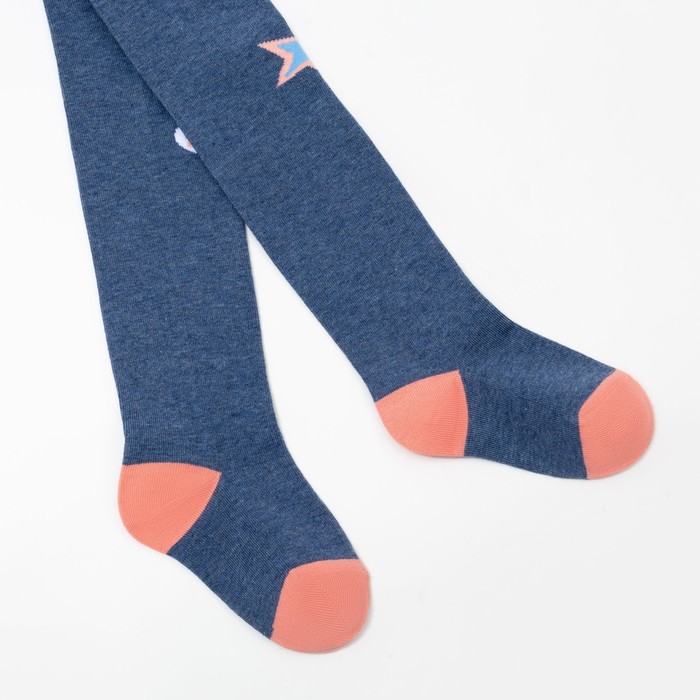 фото Колготки детские, цвет джинс меланж, рост 98-104 лукоморье