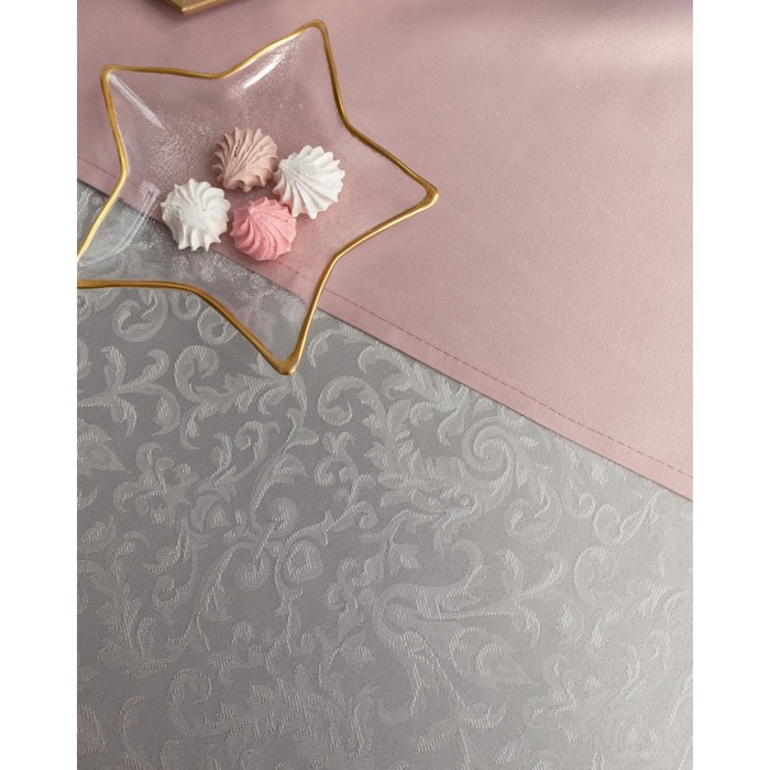 фото Скатерть круглая «бекки», размер 160 см, цвет серый sofi de marko