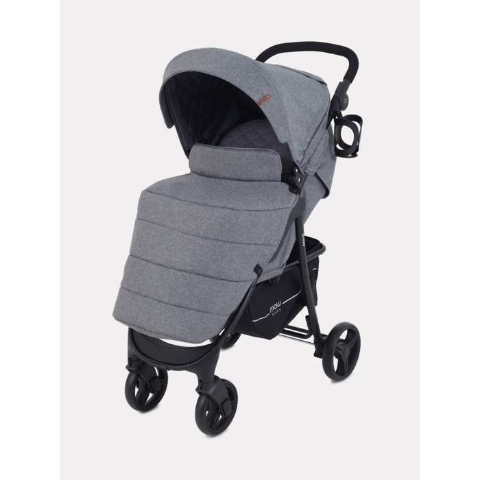 фото Коляска прогулочная mowbaby cross ra089, цвет gold grey