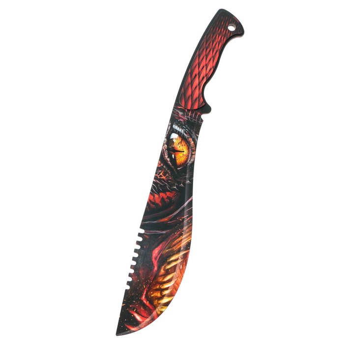 фото Деревянный нож мачете «дракон», длина 43 см