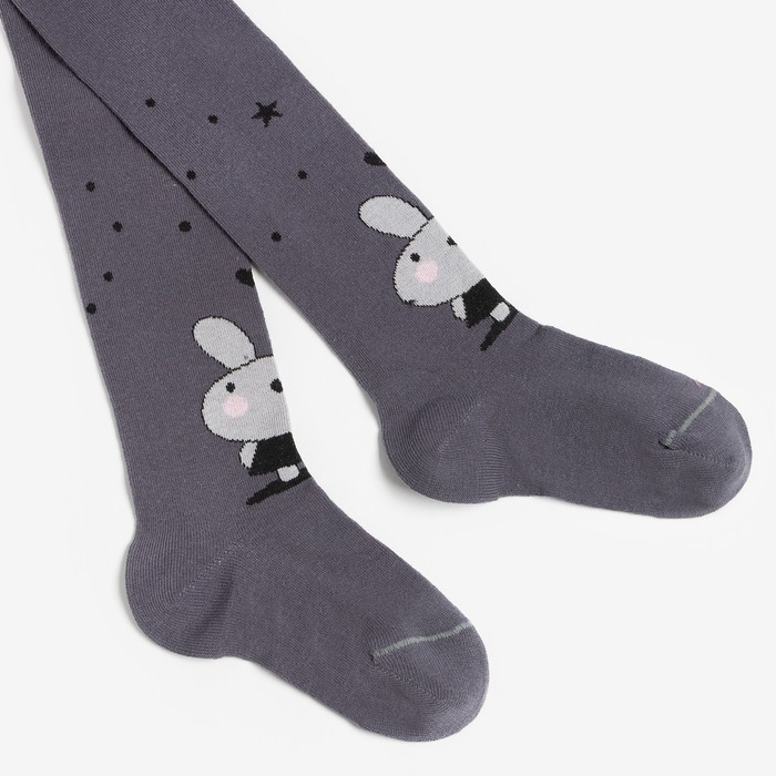 фото Колготки детские, цвет серый, рост 104-110 носкофф