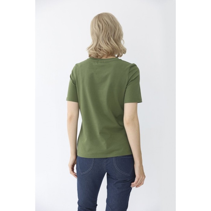 Футболка женская с V-образным вырезом, размер 48 
Футболка женская с V-образным вырезом, размер 48