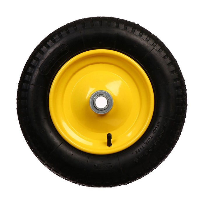 фото Колесо пневматическое, d = 365 мм, ступица: диаметр 25 мм, длина 80 мм