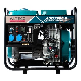 Генератор дизельный Alteco Profesional ADG 7500E, 9 л.с., 5.5 кВт, 220 В, ручной/электростар
Генератор дизельный Alteco Profesional ADG 7500E, 9 л.с., 5.5 кВт, 220 В, ручной/электростар