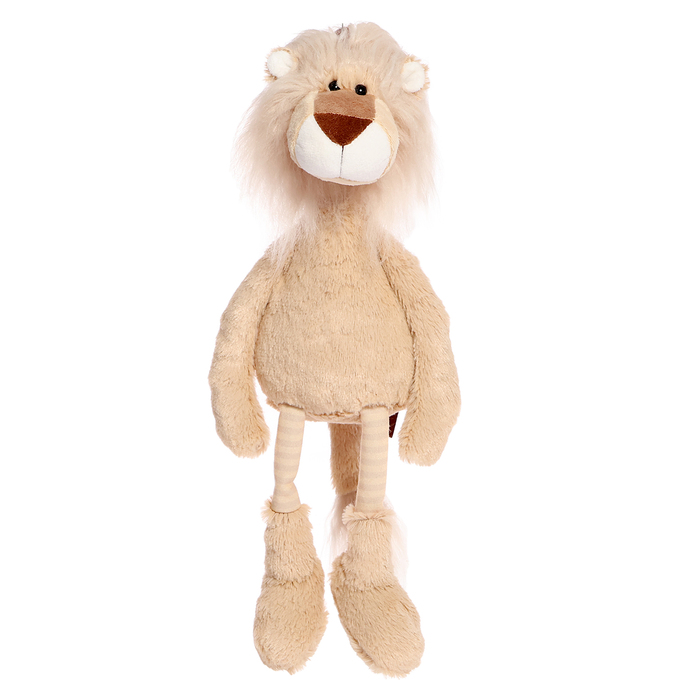 фото Мягкая игрушка «лев райдер» лохматый, 38 см maxitoys