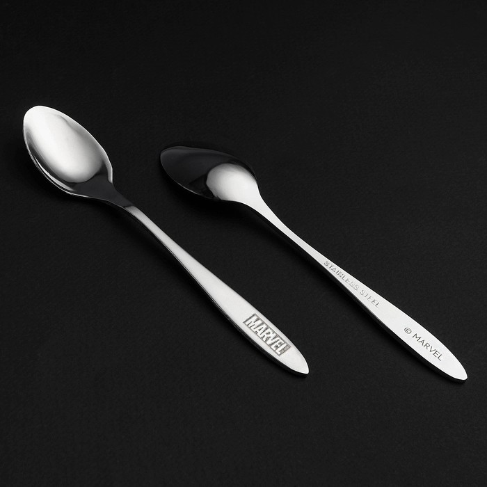 фото Ложка чайная с гравировкой с двух сторон 12,5см