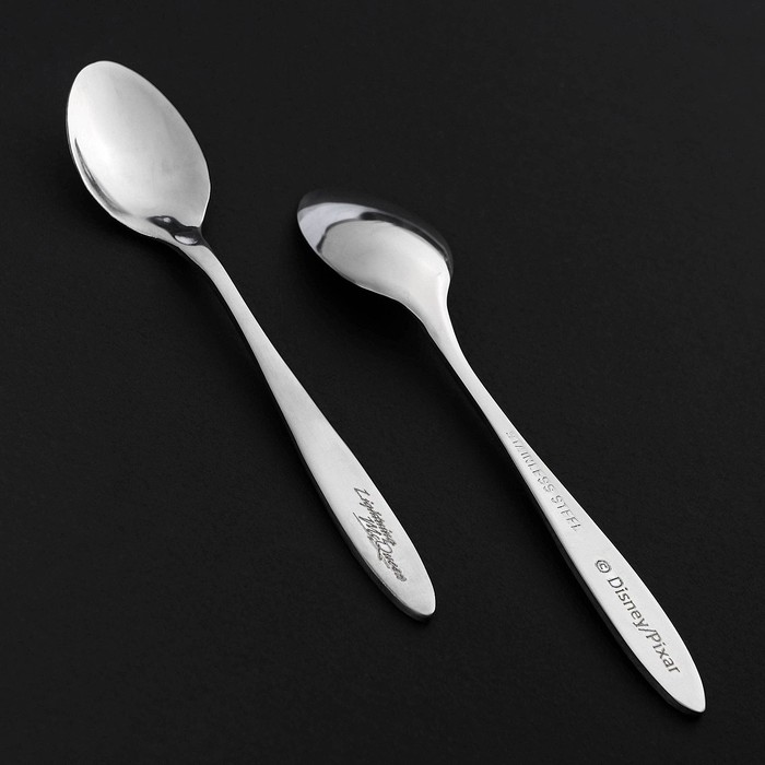 фото Ложка чайная с гравировкой с двух сторон 12,5см