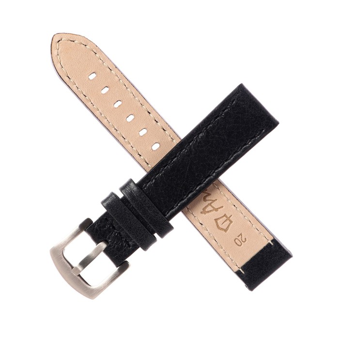 фото Ремешок для часов, мужской, 20 мм, запряжник 80 мм, горт 120 мм, натуральная кожа ardi