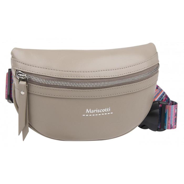 фото Сумка поясная, молния, н/к, цвет светлое латте 220x140x30 franchesco mariscotti