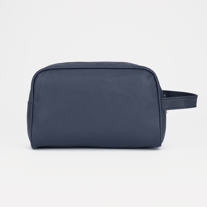 фото Косметичка на молнии, цвет синий