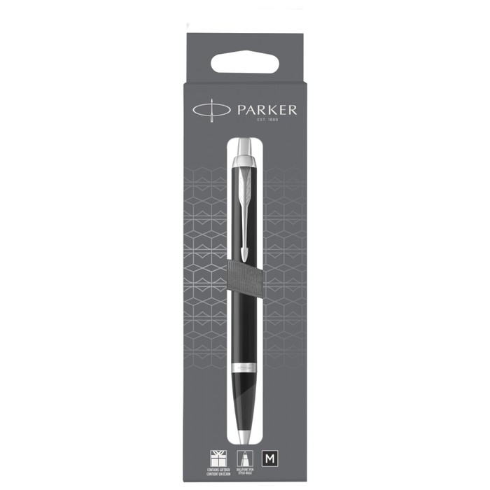 Ручка шариковая Parker PARKER IM ESSENTIAL MATTE BLACK CT, средняя 1.0мм, черная, подар/уп
Ручка шариковая Parker PARKER IM ESSENTIAL MATTE BLACK CT, средняя 1.0мм, черная, подар/уп
