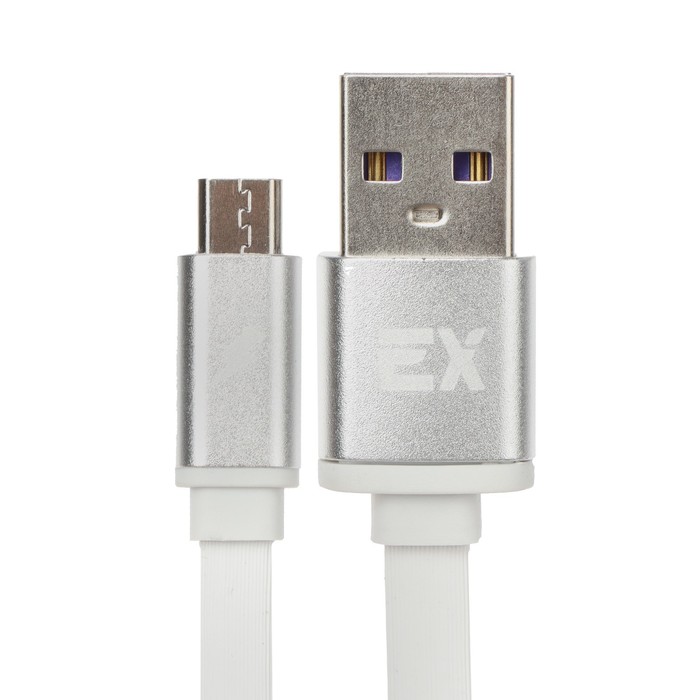Кабель Exployd EX-K-1312, microUSB - USB, 2.4 А, 1 м, силиконовая оплетка, плоский, белый
Кабель Exployd EX-K-1312, microUSB - USB, 2.4 А, 1 м, силиконовая оплетка, плоский, белый