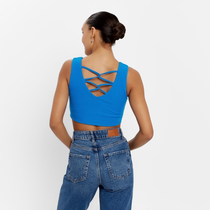 фото Топ женский minaku: casual collection цвет электрик, размер 42