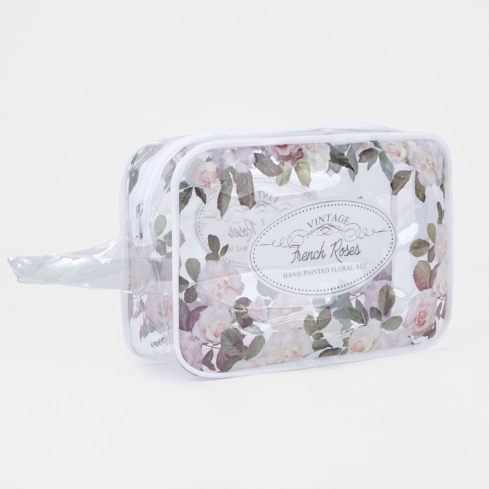 фото Косметичка на молнии, цвет белый