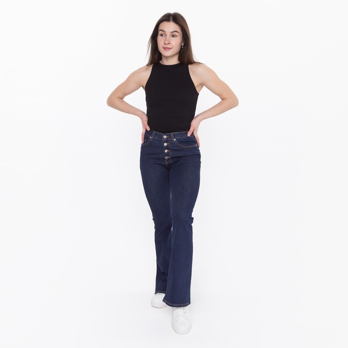 фото Джинсы женские, цвет тёмно-синий, размер 38 (44) little secret