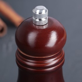 УЦЕНКА Мельница для специй, 13×4,5 см, металлический механизм, цвет тёмное дерево
УЦЕНКА Мельница для специй, 13×4,5 см, металлический механизм, цвет тёмное дерево