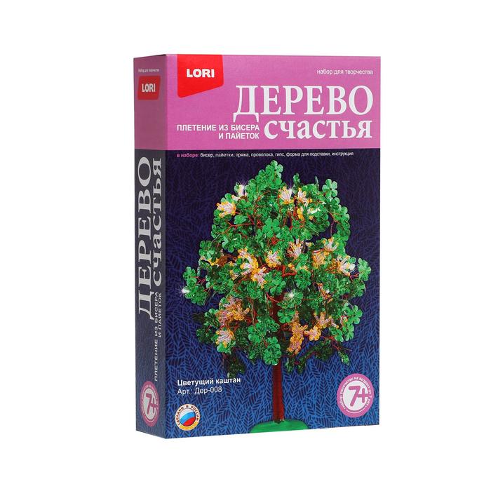 Дерево счастья из бисера и пайеток "Цветущий каштан"
Дерево счастья из бисера и пайеток "Цветущий каштан"
