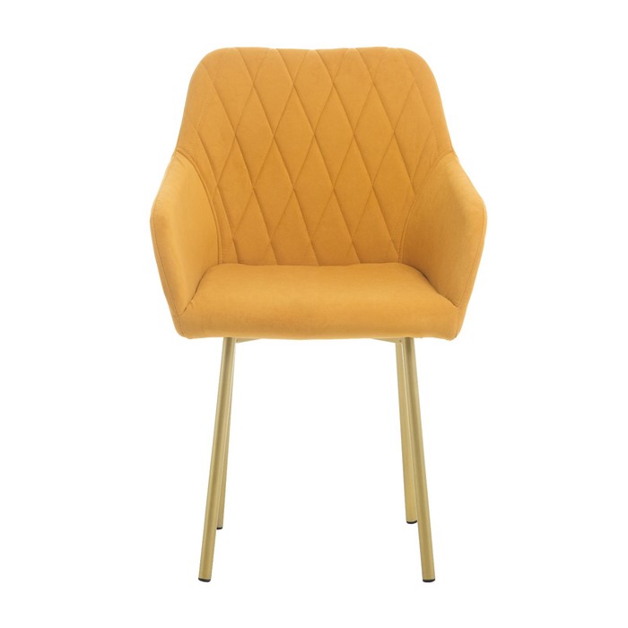 фото Стул "либерти", велюр горчица/золотой клик мебель