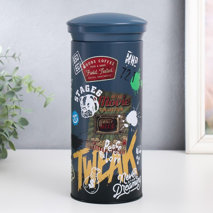 фото Копилка металл "почтовый ящик. стиль" микс 11х11х20 см