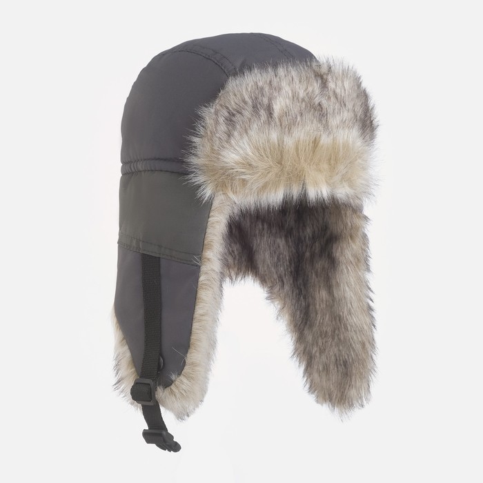 Шапка-ушанка "Канада" ткань - оксланд, подклад - Polar Fleece 180 гр/м2, графит, р. 58-60
Шапка-ушанка "Канада" ткань - оксланд, подклад - Polar Fleece 180 гр/м2, графит, р. 58-60