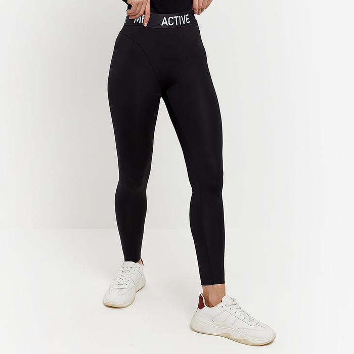 фото Леггинсы женские, цвет чёрный, размер 52 mark formelle
