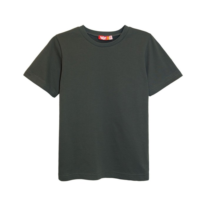 фото Футболка для мальчика, рост 122 см, цвет хаки let's go