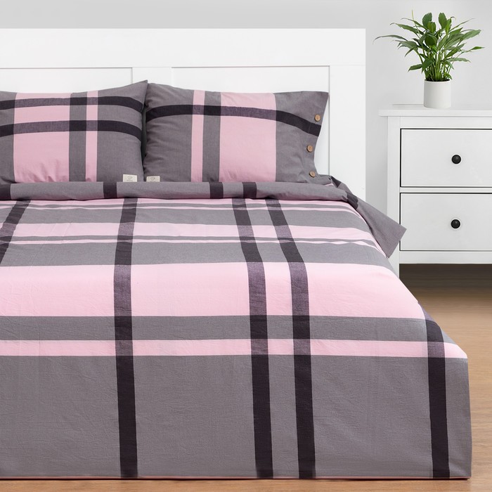 Постельное бельё Этель 1.5 сп Grey grid 155х210 см,160х240 см, 50х70-2шт, 100% жатый хлопок, 140 гр/м2
Постельное бельё Этель 1.5 сп Grey grid 155х210 см,160х240 см, 50х70-2шт, 100% жатый хлопок, 140 гр/м2