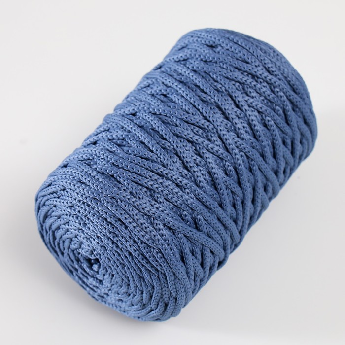 фото Шнур для вязания 100% полиэфир 3мм 100м/200±20гр (18-джинс) softino
