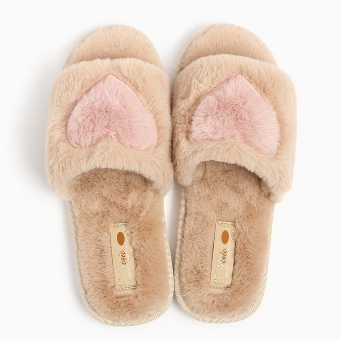 фото Тапочки женские бежевый размер 39/40 forio