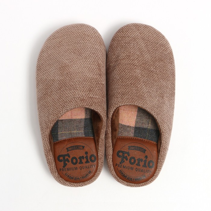 фото Тапочки женские forio бежевый размер 37