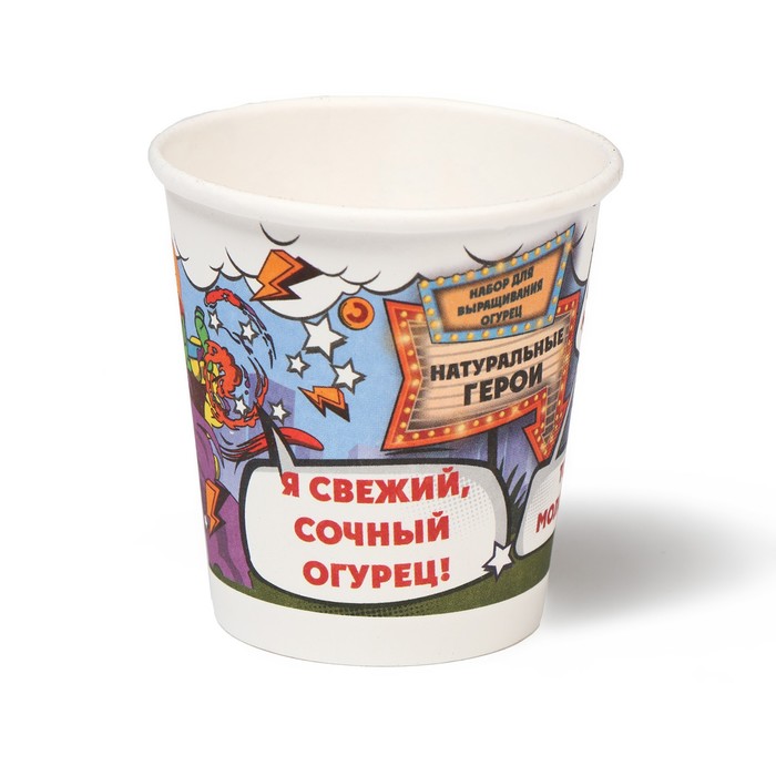 фото Набор для выращивания «натуральные герои», огурец