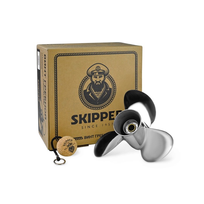 Винт гребной Skipper для Suzuki, мощность от 40 л.с., шаг 16, 3 лопасти, нержавеющая сталь 90001
Винт гребной Skipper для Suzuki, мощность от 40 л.с., шаг 16, 3 лопасти, нержавеющая сталь 90001