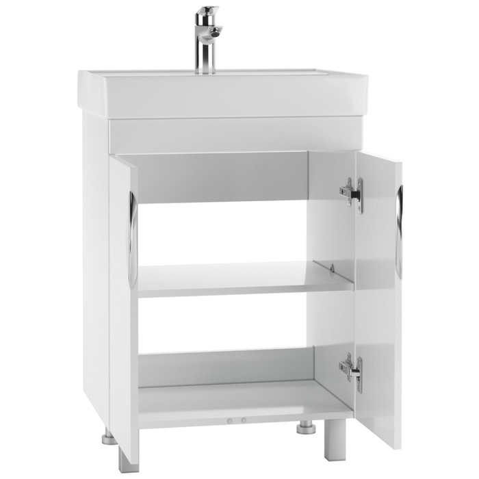 фото Тумба для ванной комнаты "стандарт" под раковину "енисей 60" айсберг