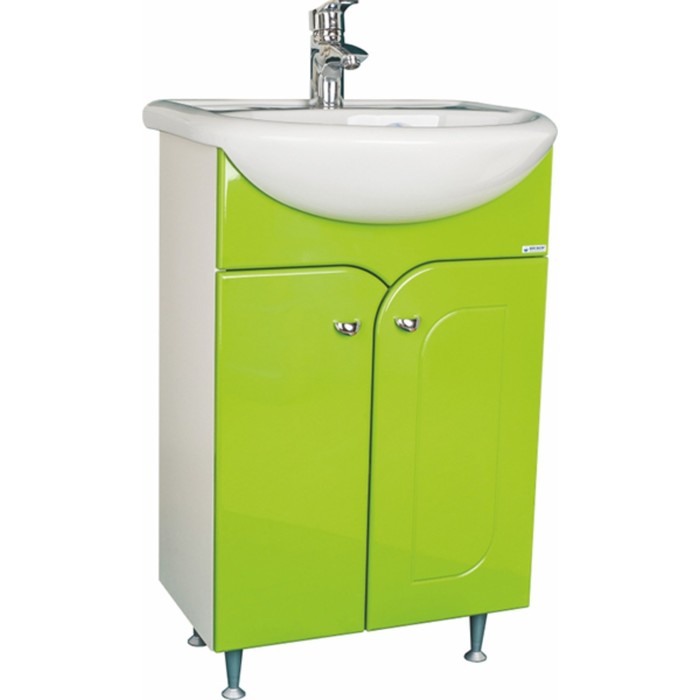 фото Тумба "радуга яблоко" без ящика под раковина "уют 60", разобранная айсберг