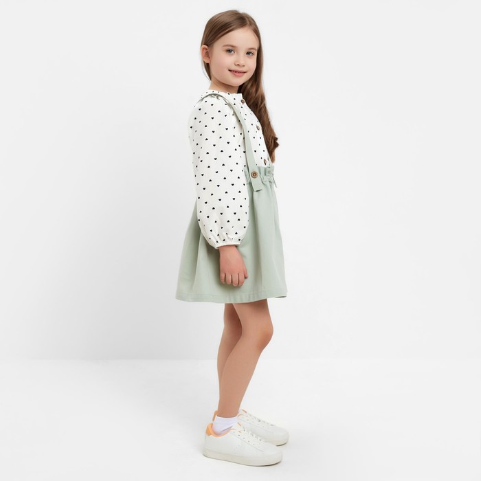 фото Юбка для девочки minaku цвет светло-зелёный, рост 110 см