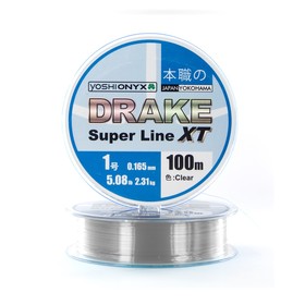 Леска Yoshi Onyx DRAKE SUPERLINE XT, 100 м, диаметр 0.234 мм, тест 4.31 кг, прозрачная
Леска Yoshi Onyx DRAKE SUPERLINE XT, 100 м, диаметр 0.234 мм, тест 4.31 кг, прозрачная