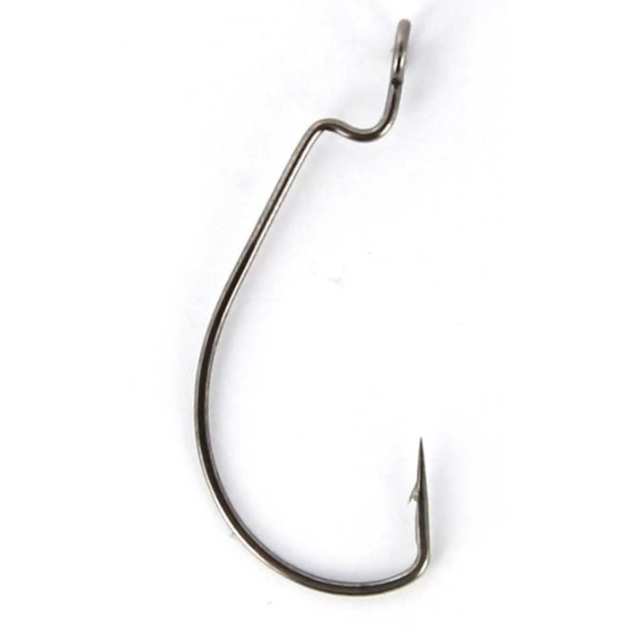 фото Крючки офсетные yoshi onyx offset hook long 6 (bn), big eye, 10 шт., набор