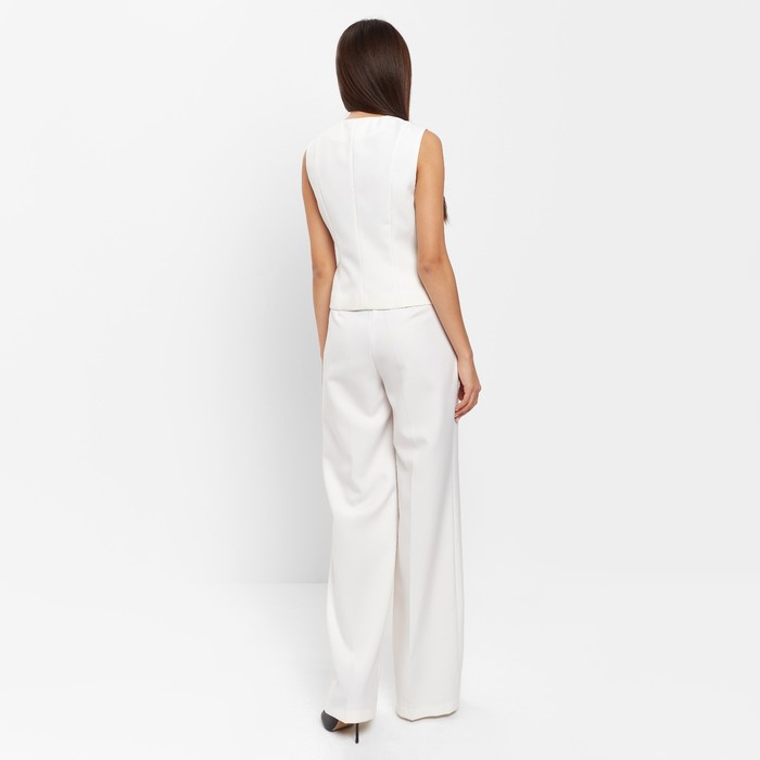 фото Жилет женский mist: classic collection р. 46, цвет экрю