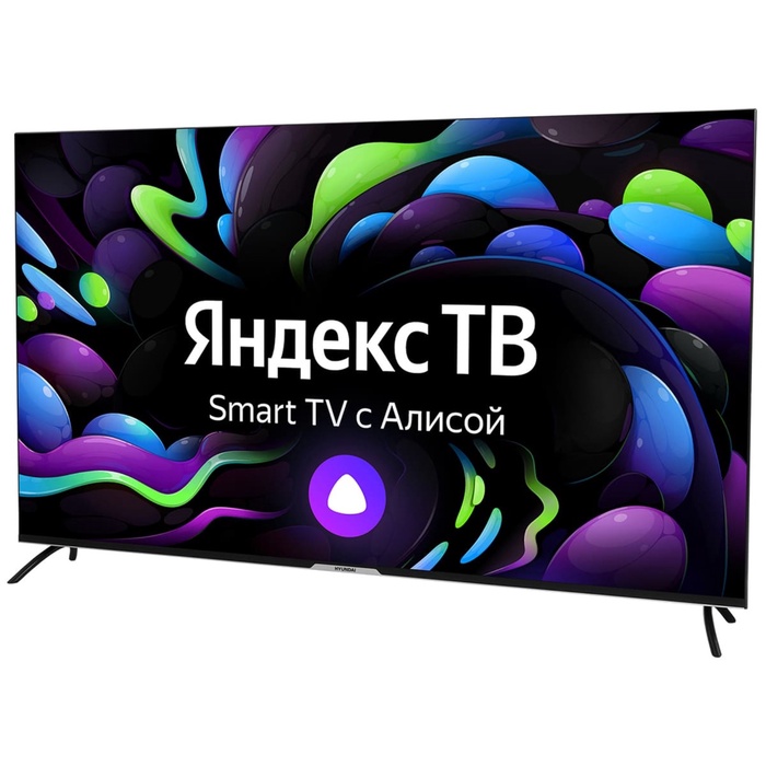 фото Телевизор hyundai h-led65bu7003, 65", 3840x2160, dvb-t2/c/s2, hdmi 3, 2xusb, smarttv, чёрный