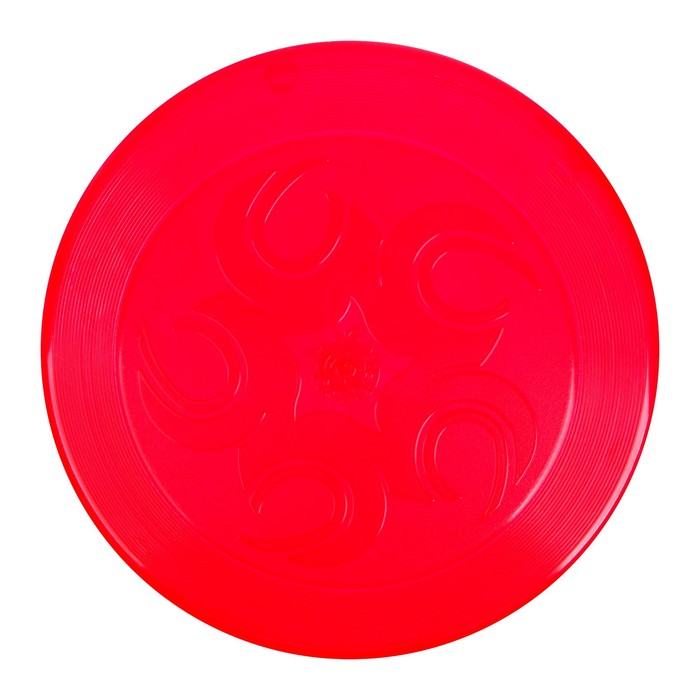 фото Летающая тарелка, 23 × 23 × 2,7 см, цвет красный + мел в подарок технок