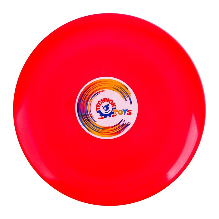 фото Летающая тарелка, 24 × 24 × 2,5 см, цвет красный + мел в подарок технок