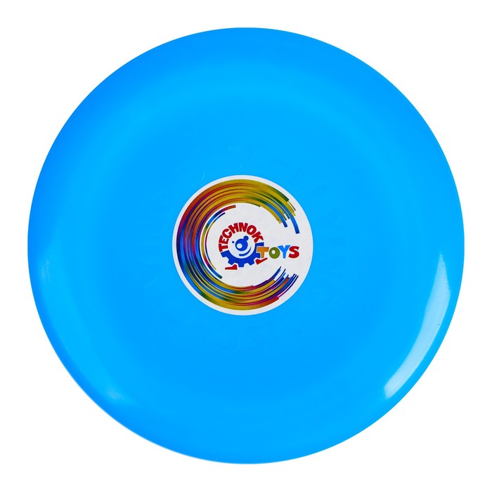 фото Летающая тарелка, 24 × 24 × 2,5 см, цвет голубой + мел в подарок технок