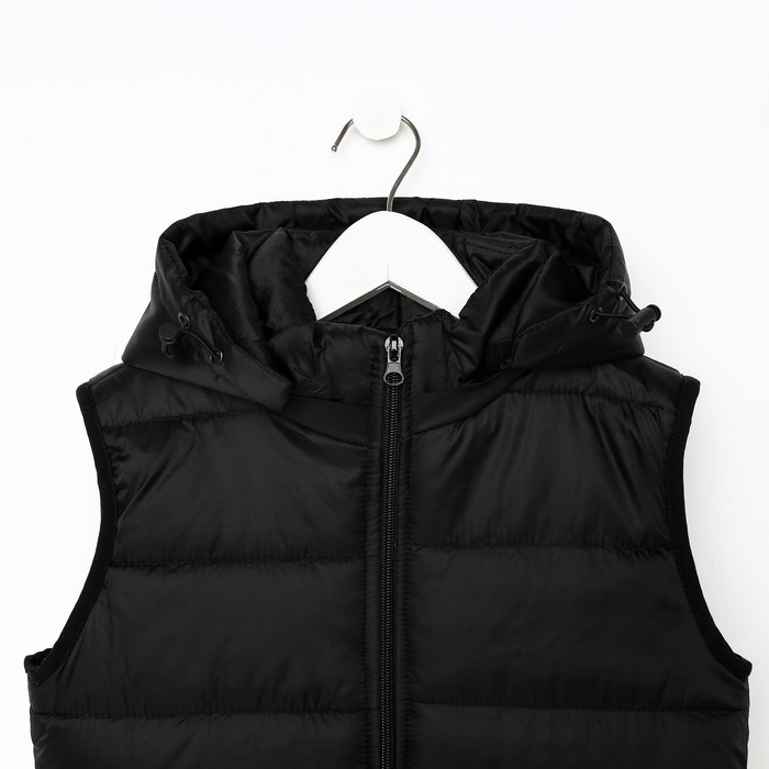 фото Жилет детский, цвет чёрный, рост 86 см текстильторг