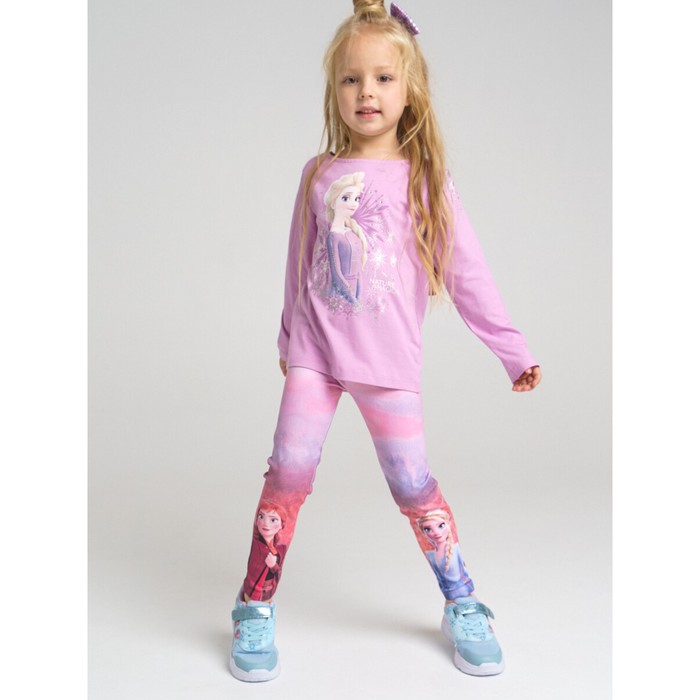 фото Леггинсы «холодное сердце» для девочки, рост 98 см playtoday