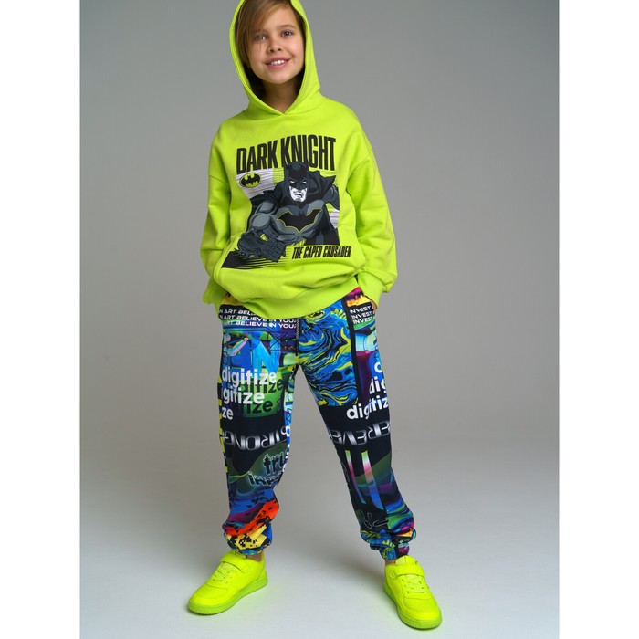 фото Брюки трикотажные для мальчиков, рост 170 см playtoday