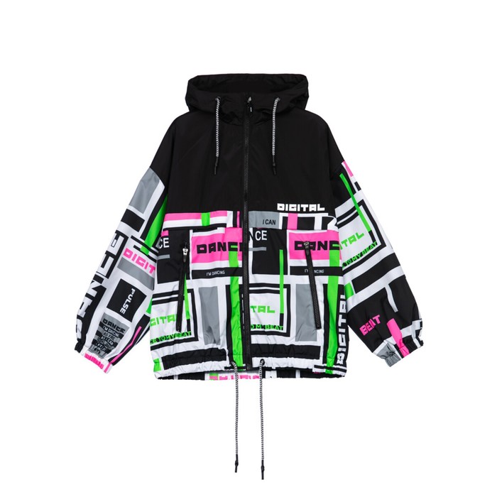 фото Ветровка для девочек, рост 128 см playtoday