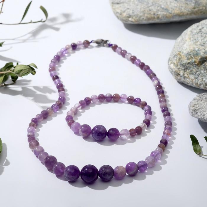 Набор 2 предмета: колье, браслет, шар на увеличение "Аметист", 45см
Набор 2 предмета: колье, браслет, шар на увеличение "Аметист", 45см