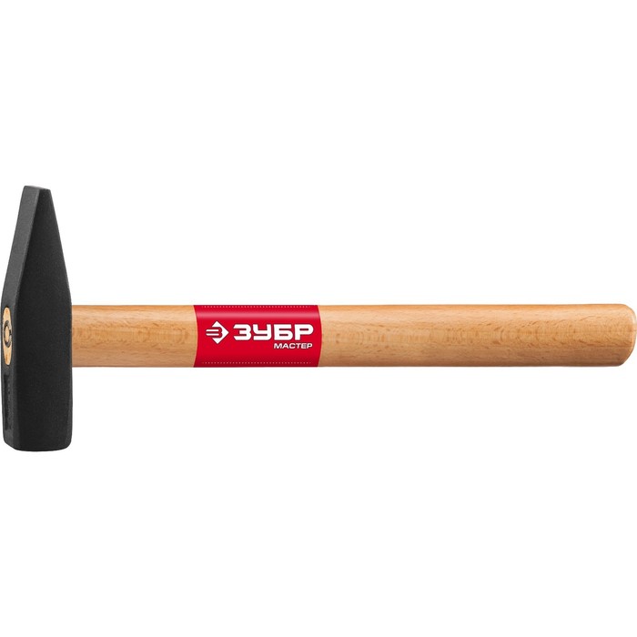 фото Молоток слесарный с деревянной рукояткой зубр 20015-05_z01, 500 г